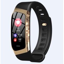 Sante Heart Rate, Blood Pressure Monitor Smart Watch IE8 Gold & Black Strap