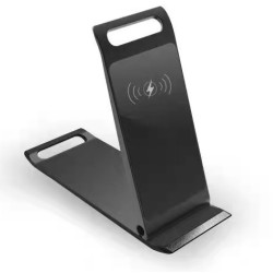 Magnetic Fold Holder Wireless Charger for iPhone Black Color